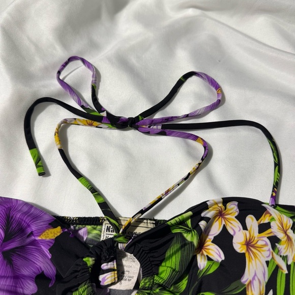 Napua Collection Honolulu Sundress Beach Coverup Tropical Floral Print Vacay - Picture 14 of 15